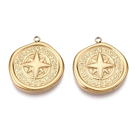 PVD Vacuum Plating 201 Stainless Steel Pendants STAS-J401-VC924-1