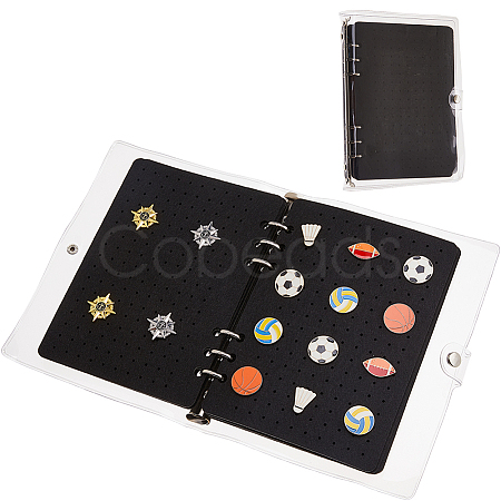 Felt Brooches Collection Binder Book AJEW-FH0007-29B-1
