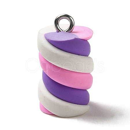 Opaque Resin Imitation Food Pendants FIND-Z006-04B-1