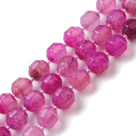 Natural Agate Beads Strands G-C039-D03-1