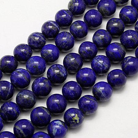 Natural Lapis Lazuli Beads Strands G-G423-5mm-AB-1