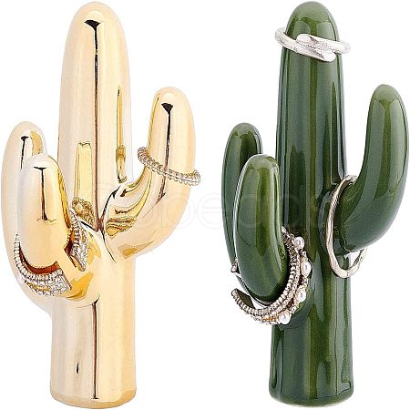 2Pcs 2 Styles Porcelain Home Display Decorations DJEW-FG0001-14-1