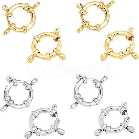 Unicraftale 304 Stainless Steel Spring Ring Clasps STAS-UN0010-66-1