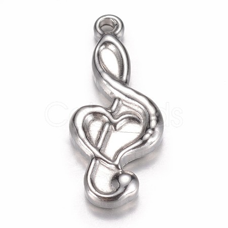 Tarnish Resistant 304 Stainless Steel Pendants STAS-G073-54P-1