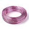 Anodized Aluminum Wire, Bendable Metal Craft Wire, Flexible Craft Wire, for Beading Jewelry Craft Making, Hot Pink, 18 Gauge, 1.0mm, 200m/500g(656.1 Feet/500g)