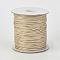 Eco-Friendly Korean Waxed Polyester Cord, Antique White, 2mm, about 90yards/roll(80m/roll)