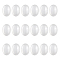 Fingerinspire 18Pcs Opalite Cabochons, Oval, 25x18x6~7mm