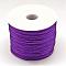 Nylon Thread, Rattail Satin Cord, Dark Violet, 1.5mm, about 49.21 yards(45m)/roll