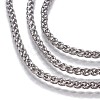 Non-Tarnish 3.28 Feet 304 Stainless Steel Wheat Chains X-CHS-P007-13P-2