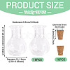 10Pcs Glass Bottles AJEW-TA0002-75-4