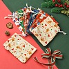 12Pcs 6 Styles Christmas Theme Cloth Printed Storage Bags ABAG-FS0001-09-2