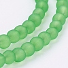 Baking Paint Transparent Glass Bead Strands X-GLAA-S031-4mm-34-3