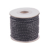 Round Braided Cowhide Cords WL-L009-01A-1