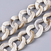 Handmade Acrylic Curb Chains SACR-N006-005E-1