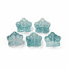 Two Tone Transparent Spray Painted Glass Beads GLAA-Q092-02-C09-1
