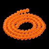 Transparent Glass Beads Strands EGLA-A034-T8mm-MD25-4
