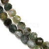 Natural Green Tourmaline Beads Strands G-F798-A03-02-4