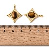 Natural Tiger Eye Pendants KK-Z149-14G-02-3