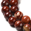 Natural Red Snakeskin Jasper Beads Strands G-H298-A02-02-4