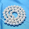 AB Color Plated Shell Pearl Round Bead Strands BSHE-L011-6mm-C001-3