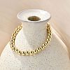 Rack Plating Brass Round Beaded Slider Bracelet for Women X-BJEW-B066-01A-01-3