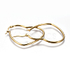 201 Stainless Steel Hoop Earrings EJEW-A052-12A-2