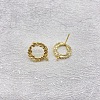 Brass Stud Earring Finding FIND-WH0037-50G-1