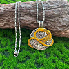 Vintage Alloy Viking Coil Dragon Pendant Necklaces for Men WG3CB88-01-2