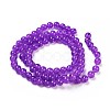 Crackle Glass Beads Strands X-CCG-Q001-10mm-12-2
