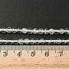 Natural Quartz Crystal Round Beads Strands X-G-J303-01-4mm-6
