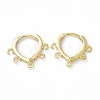 Brass Hoop Earring Findings KK-A172-31G-1