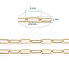 Soldered Brass Paperclip Chains CHC-G005-06G-10