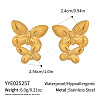 304 Stainless Steel Stud Earrings for Women MA8186-1-2