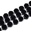Natural Obsidian Beads Strands G-P534-A22-02-4