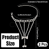 2Pcs Crystal Rhinestone Tennis Ring Bracelet BJEW-CN0001-17B-2