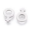 201 Stainless Steel Charms STAS-F175-03P-1-1