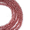 Transparent Glass Beads Strands X-GLAA-R135-2mm-18-2