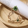 Alloy Rose Climber Wrap Around Stud Earrings for Women EJEW-A096-01D-5