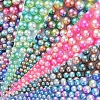 Rainbow Acrylic Imitation Pearl Beads OACR-YW0001-05-2