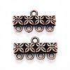 Tibetan Style Alloy Chandelier Component Links PALLOY-WH0110-13R-1