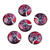 Half Round/Dome Tree Pattern Glass Flatback Cabochons for DIY Projects LS-GGLA-Q037-25mm-M28-04-1