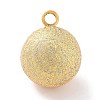 Brass Bell Pendants X-KK-NH0001-01G-1