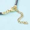 Synthetic Hematite & Natural Pearl Beaded Necklace NJEW-M201-02B-4