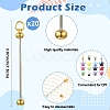 20Pcs Iron Beadable Keychain Bar for Jewelry Making DIY Crafts IFIN-YW0003-98A-3