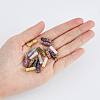18Pcs 9 Styles Natural Gemstone Pendants FIND-FH0006-44-4