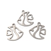 Non-Tarnish 201 Stainless Steel Pendants STAS-I199-D01-P-2