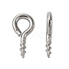 Non-Tarnish 304 Stainless Steel Screw Eye Pin Peg Bails X-STAS-K171-52P-8x4mm-1