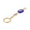 Evil Eye 201 Stainless Steel Hamsa Hand/Hand of Miriam Keychains KEYC-JKC00467-4