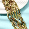 Natural Green Garnet Beads Strands G-K203-05-3