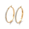 304 Stainless Steel Hoop Earrings EJEW-N0031-11G-02D-1